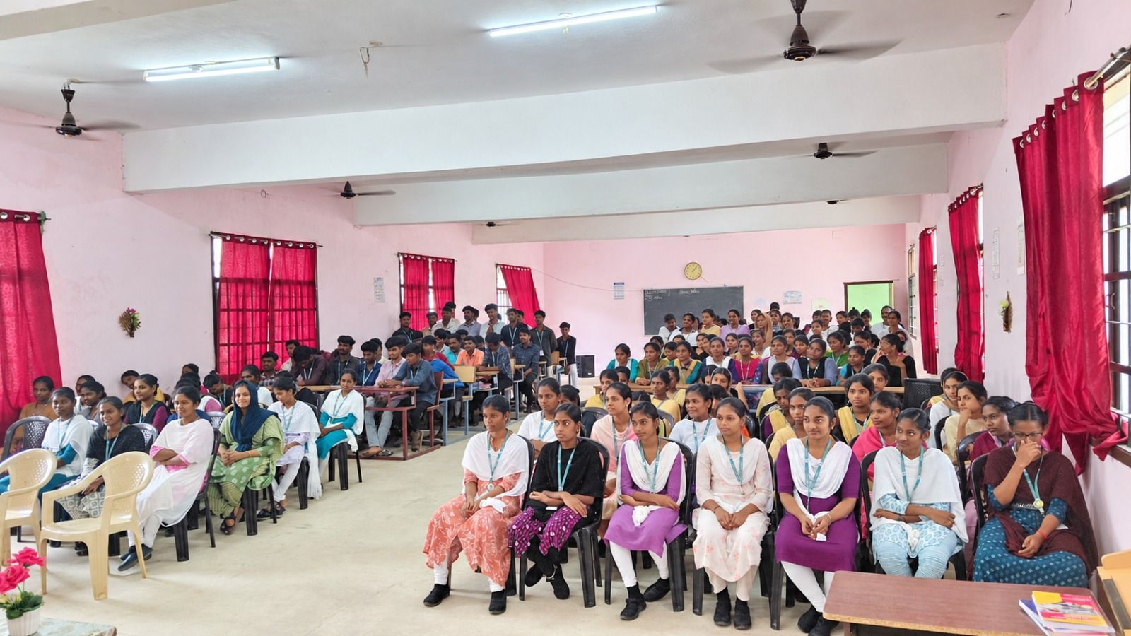 Spacious classroom